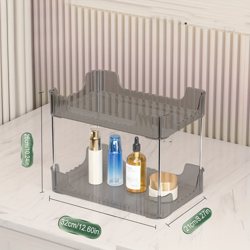 2 Tier Storage Rack Cosmetics Kitchen Miscellaneous Storage Box