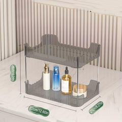 2 Tier Storage Rack Cosmetics Kitchen Miscellaneous Storage Box