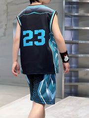 Boys Basketball Tank Top Shorts Set for Summer