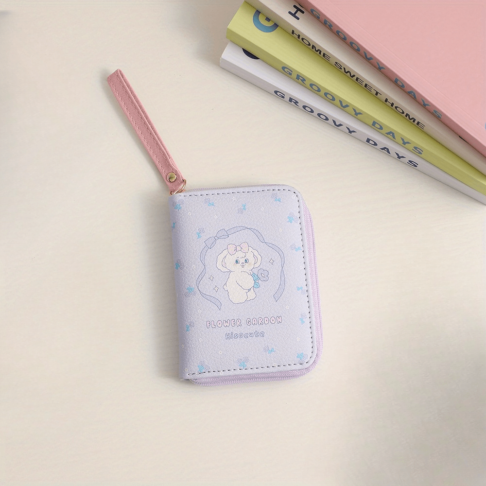 Cartoon PU Leather Short Wallet for Girls