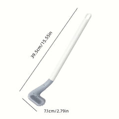 Silicone Toilet Brush with Soft Head and Long Handle