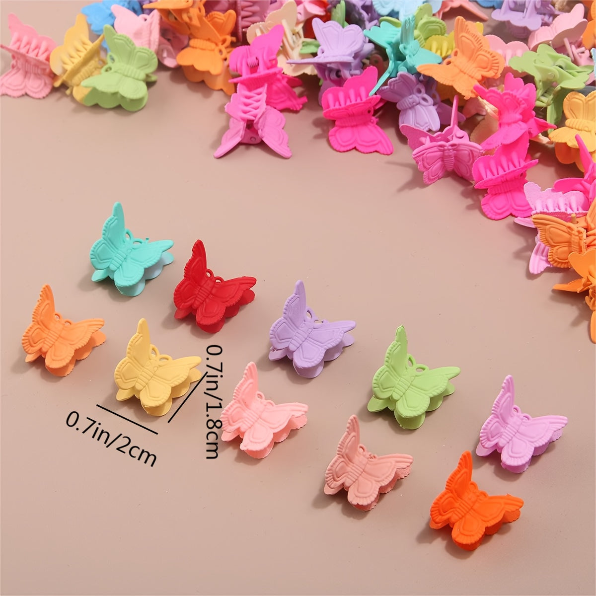 20pcs Girls Hair Clip Butterfly Claw Clips Hairpin Hair Accessories Gift