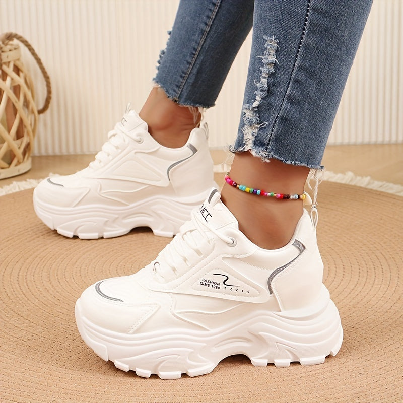 Sports Sneakers with Hidden Heel for Women