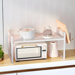 Expandable Storage Racks for Kitchen Bathroom Pantry Countertops
