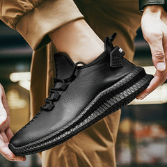Men's Comfy Solid Sneakers Non Slip Casual Shoes Outdoor Activities