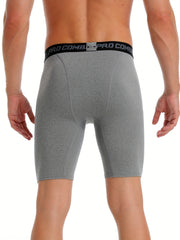 Men's Quick-Dry Compression Shorts for Basketball Running Cycling