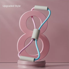 8 Shaped Yoga Resistance Band for Women Back Exercise Stretching Elastic Band