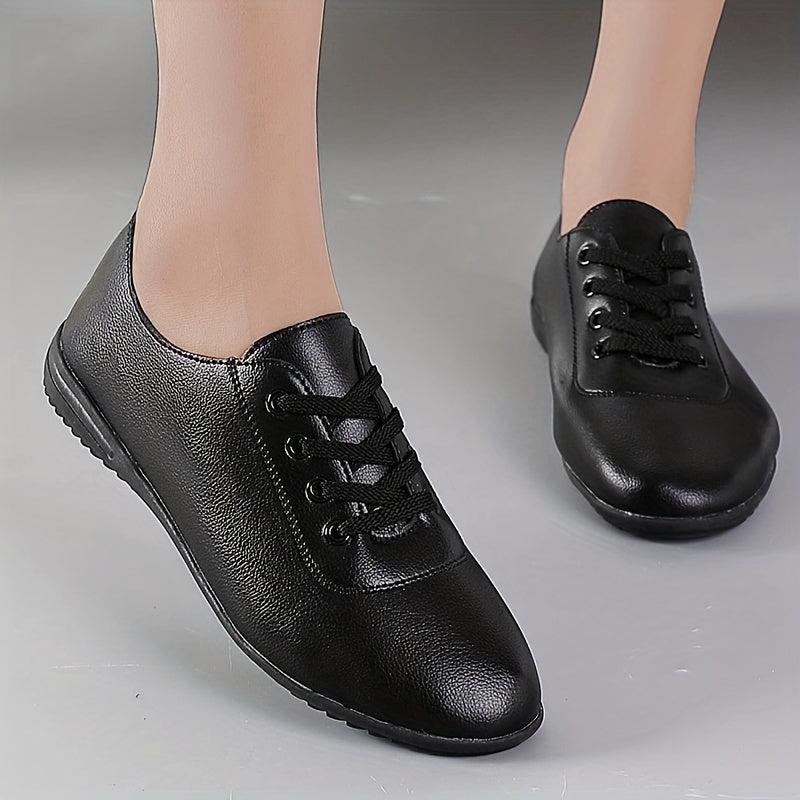 Women's Lightweight Lace Up Sneakers Anti-skid Shoes