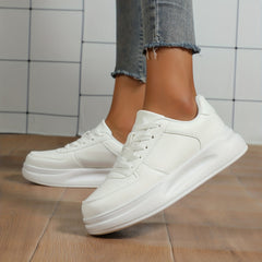 Women's Solid Board Shoes Thick Bottom Sports Shoes