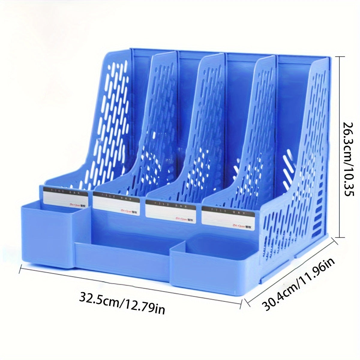 Plastic File Management Rack Data Sorting Rack Student Bookshelf A4 Storage