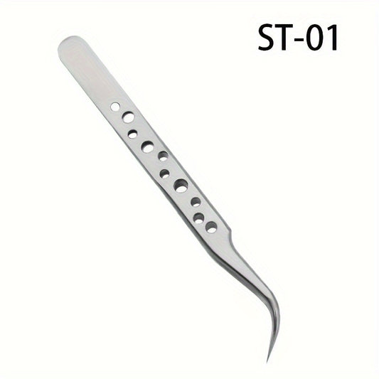 Anti Static Stainless Steel Tweezers for Eyelash Extensions
