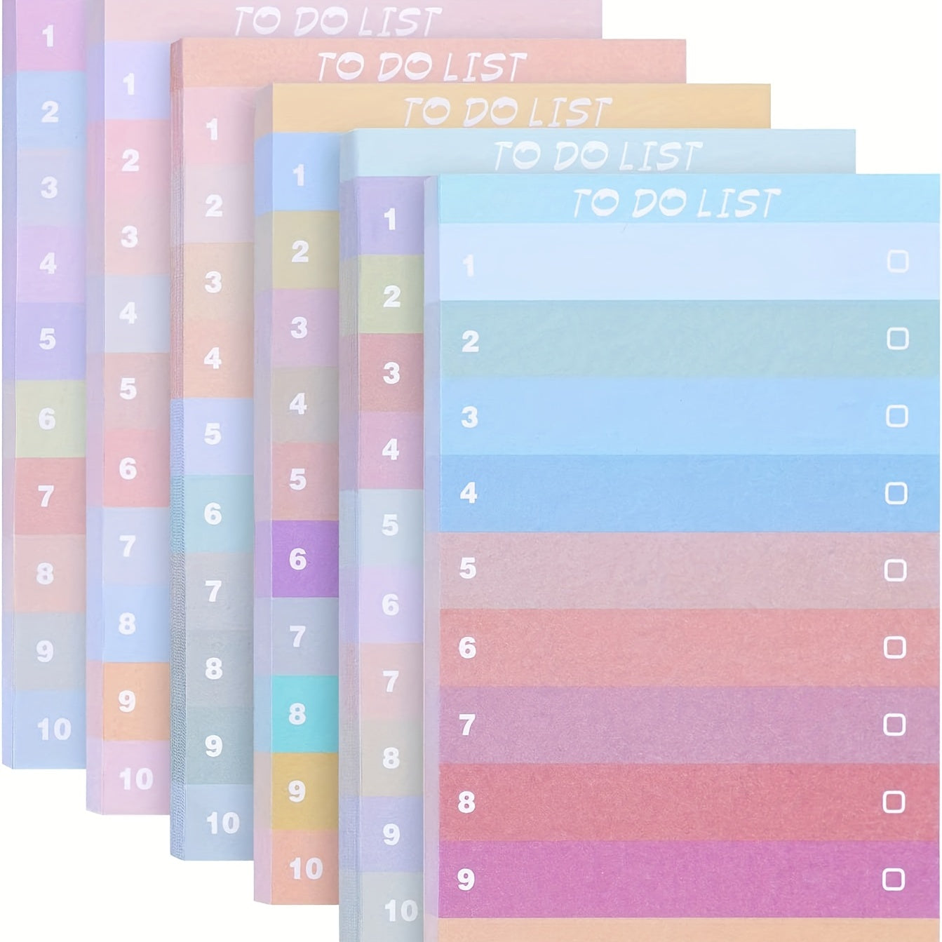 Multicolor Rainbow Sticky Notes For Students