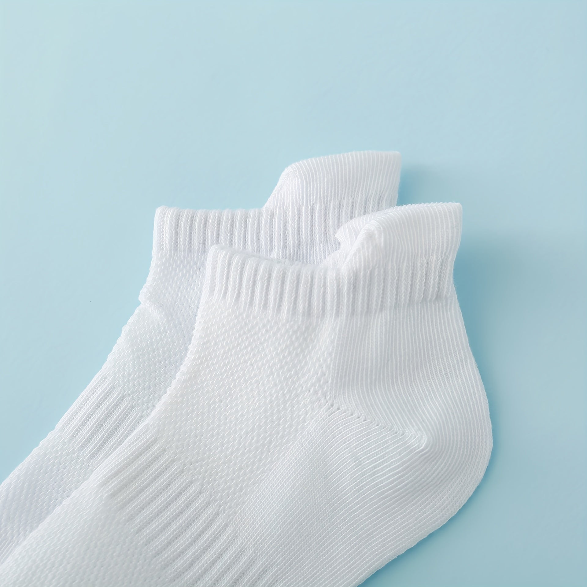 6 Pairs Kids Breathable Mesh Ankle Socks for Girls Boys