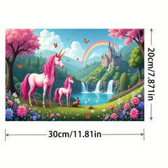 Pink Unicorn 5D Diamond Painting Kit for Adults - Magical Arts & Crafts Gift