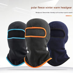 Polar Fleece Balaclava Windproof Full Face Mask Neck Gaiter For Outdoor Sports