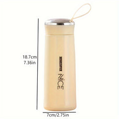 400ml Double Wall Insulated Tea Cup Portable Glass Water Cup
