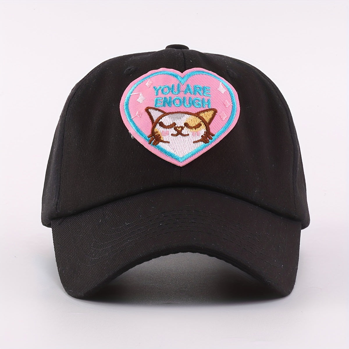 Cat Embroidery Baseball Cap Cartoon Dad Hat