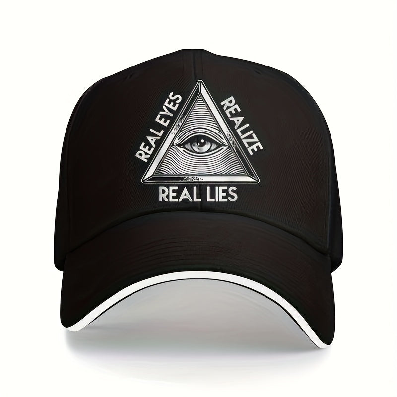 Adjustable Snapback Cap Real Eyes Realize Real Lies Street Style Hip Hop Hat