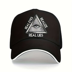 Adjustable Snapback Cap Real Eyes Realize Real Lies Street Style Hip Hop Hat