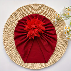 Soft Elastic Baby Girls Flower Turban Headband