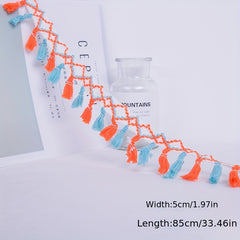 Ethnic Style Tassel Lace DIY Material for Sofa and Curtain Decoration