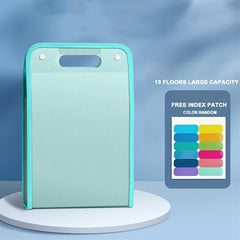 Portable Document Storage Bag Large Capacity 13-Layer Vertical Document Bag