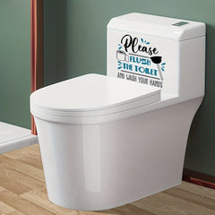 Funny Decorative Toilet Seat Decal Waterproof Self Adhesive Sticker