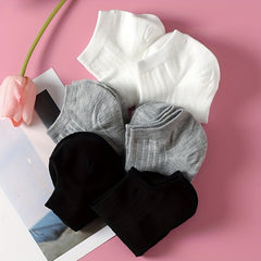 20 Pairs Soft Lightweight Low Cut Ankle Socks Women's Stockings & Hosiery