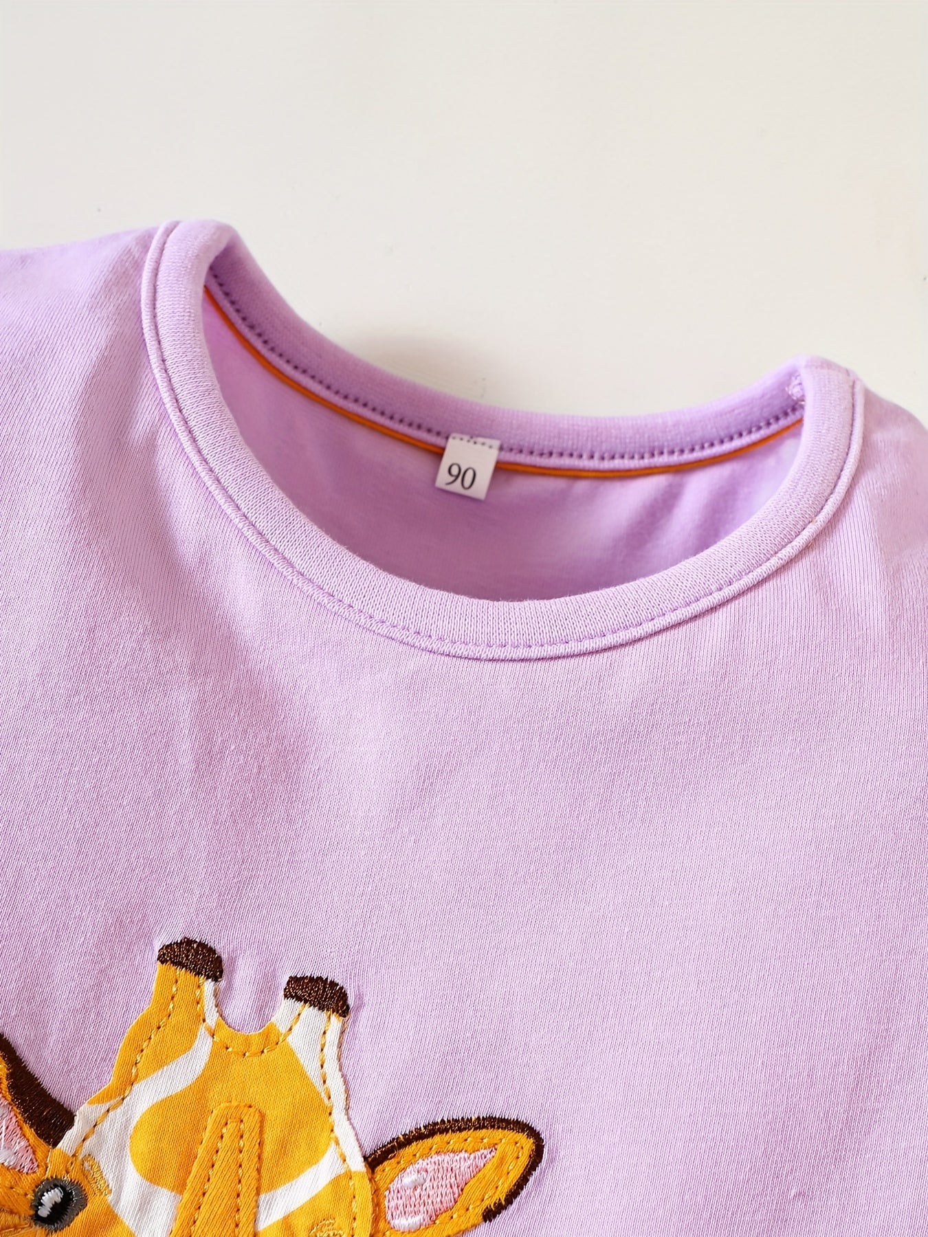 Girls Giraffe Graphic Casual Dress Soft & Comfortable