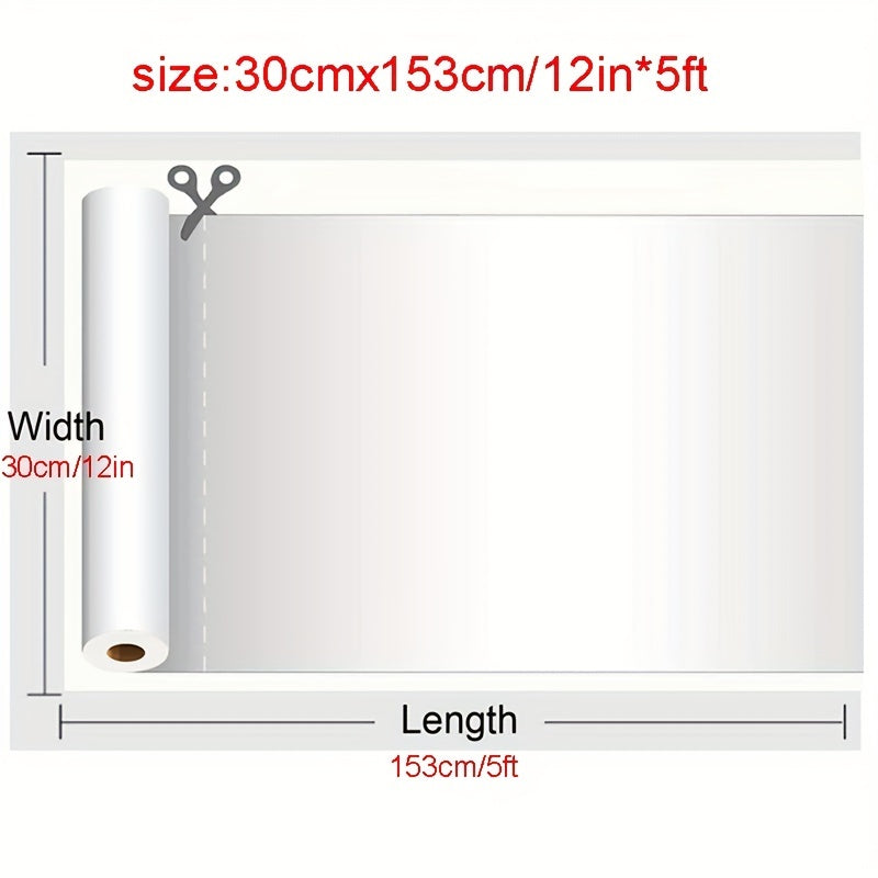 12inX5Ft Vinyl Transfer Tape for Decals Signs Stickers
