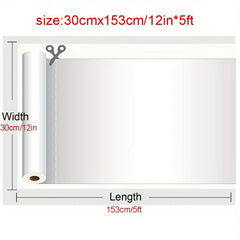 12inX5Ft Vinyl Transfer Tape for Decals Signs Stickers