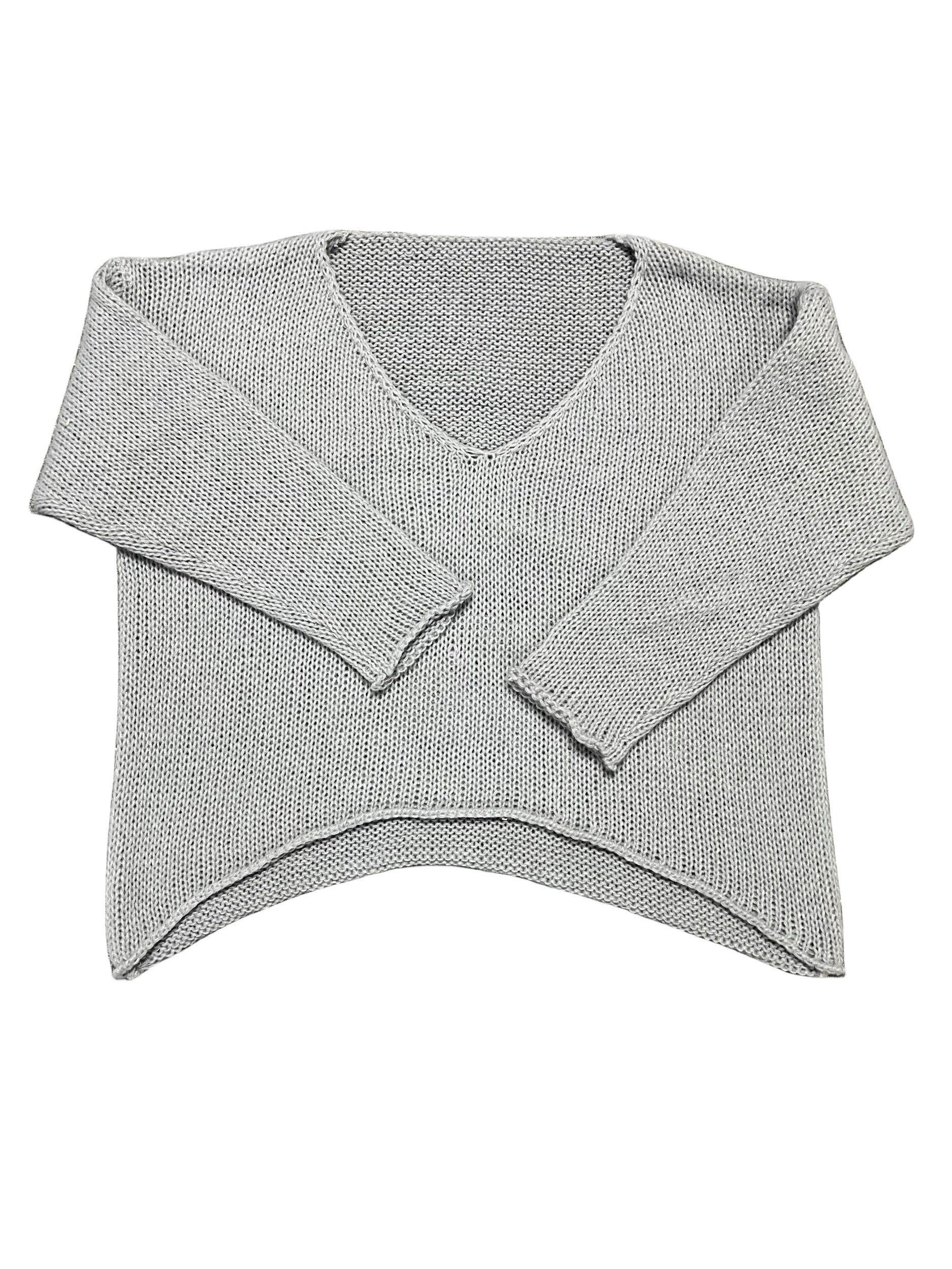 Casual Sweater Women's Solid V Neck Jumper