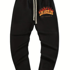 LOS ANGELES Print Men's Drawstring Sweatpants
