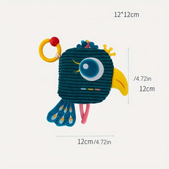 Animal Soft Baby Book Crinkle Fabric Sensory Teething Learning Toy for Babies