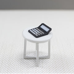 Realistic Dollhouse Desk Calculator Educational Toy