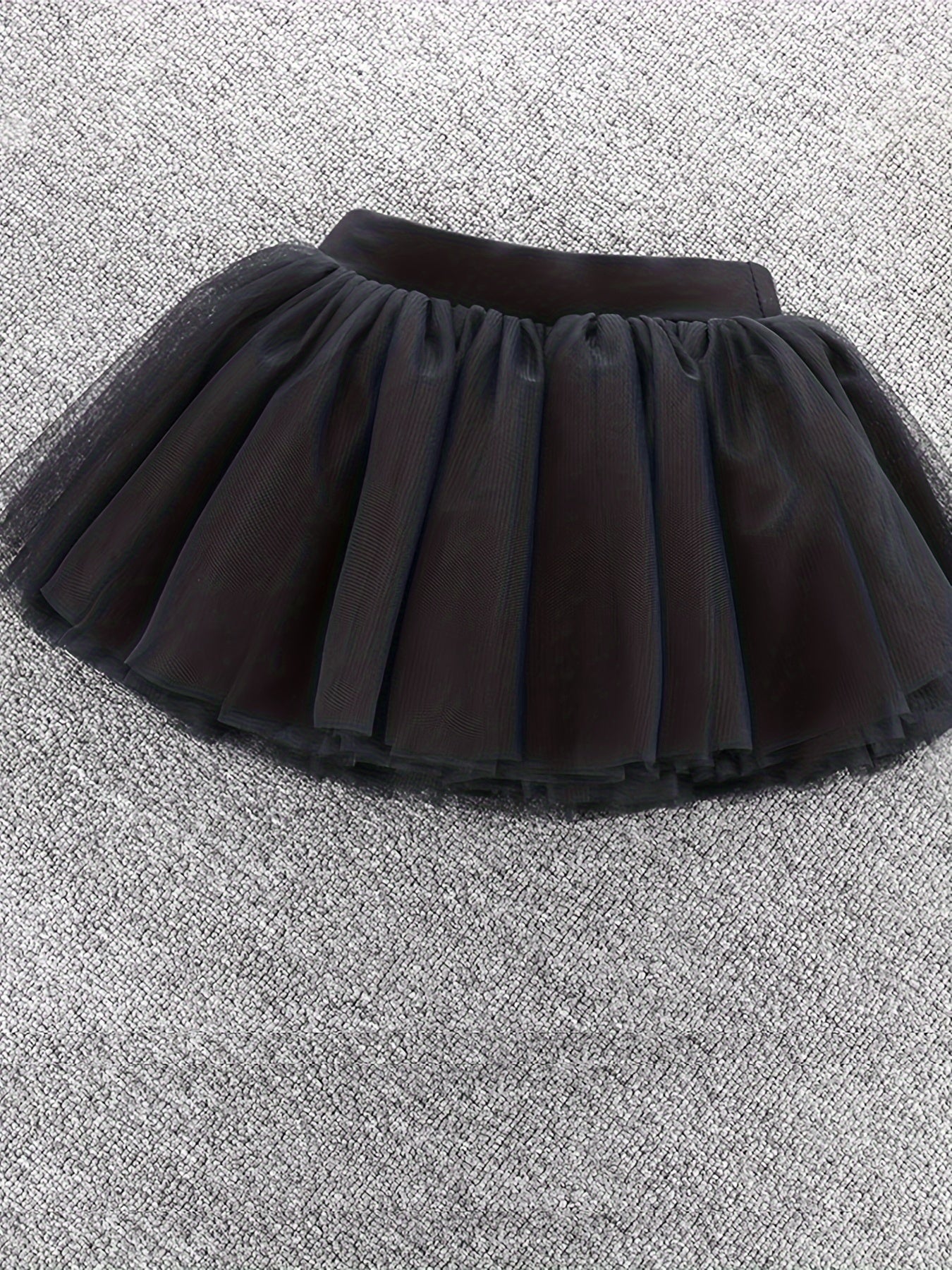 Girls Dreamy Solid Tutu Skirt Four Layers Dance Skirt