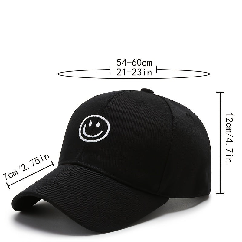 Embroidered Baseball Peaked Cap For Men And Women
