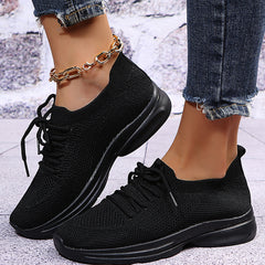 Stylish Lace up Sneakers Walking Running Shoes