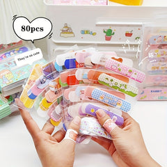 Cartoon Animal Bandage 8 Boxes Student Decorative Patch