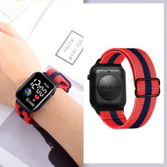 LED Electronic Watch Multicolor Time Display