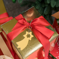 10pcs Wooden Christmas Stars with Twines Art Ornaments
