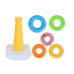 Colorful Rainbow Ring Stacking Toy for Toddlers