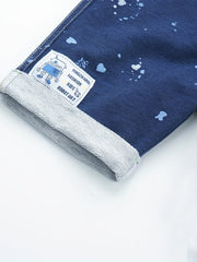 Baby Boys Casual Splash Ink Elastic Waist Shorts for Summer