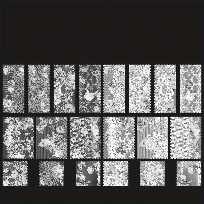 20pcs Girl Dream Lace Series Collage Paper Pack