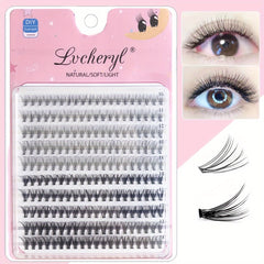 200Pcs 10D 20D Cluster Lashes D Curling Eyelash Extension