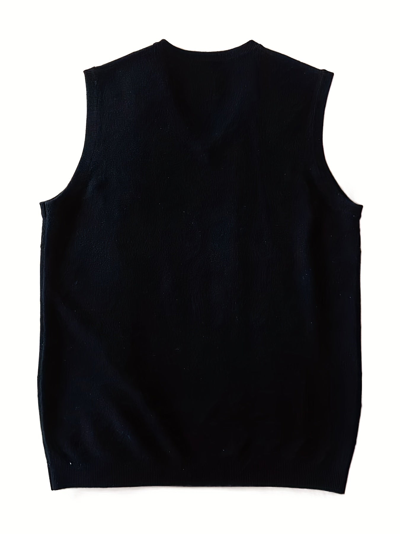Men's Wool Knitted Vest for Autumn Winter