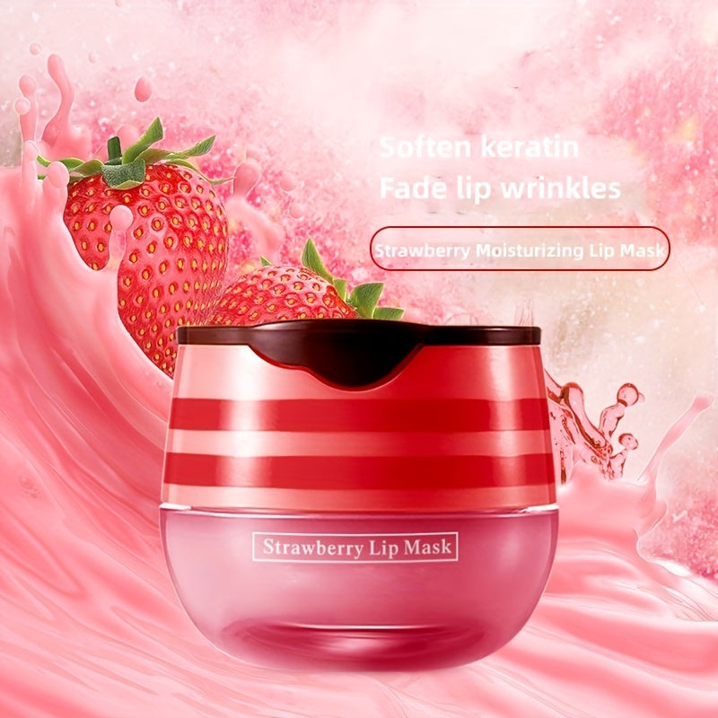 Strawberry Lip Mask 5g Balm Hydrating Nourishing Anti-drying Dead Skin