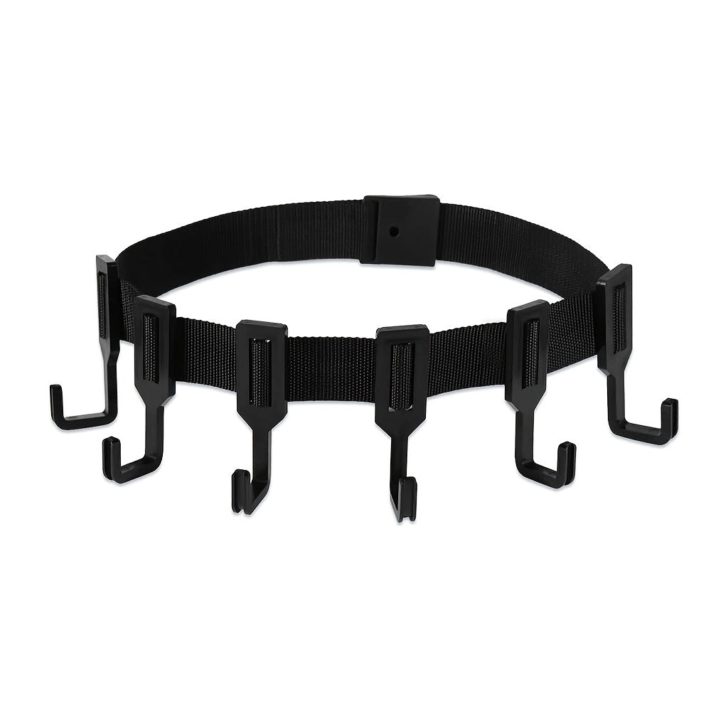 6 Hook Treestand Strap - Secure Gear for Hiking/Camping
