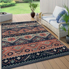 Vintage Moroccan Area Rugs For Living Room Boho Distressed Non-slip TPR Base
