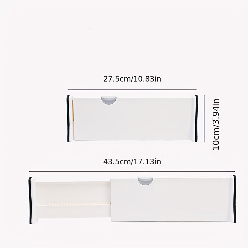 Drawer Storage Divider Retractable Sorting Board Compartment Underwear Socks